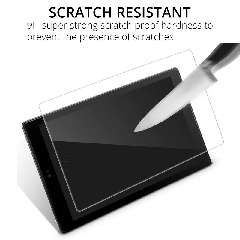 Tempered Glass Screen Protector For Amazon Fire HD 8 2015 2016 2017 Plus 2020 HD 10 Plus 2017 2019 2021 Fire HD Glass Film