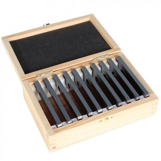 10 Pair 1/8 X 4-In Precision Parallel Set .001" Hardened Steel In Case Steel New