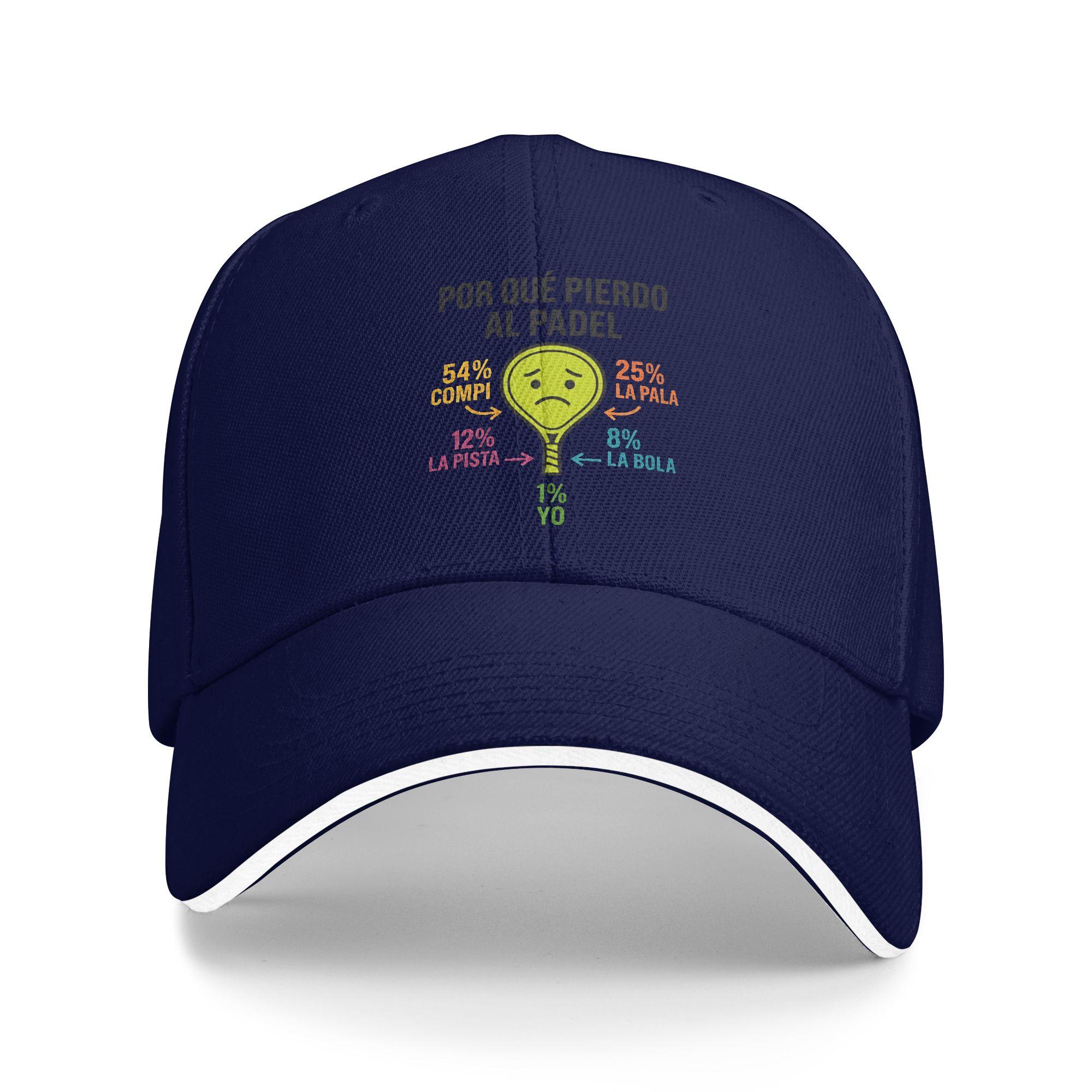 

Why I Lose At Padel Tennis Funny Excuses Baseball Cap y2k Cool Trucker Hat Summer Couple Women Outdoor Sports Baseball Caps One Size темно-синий