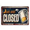 Hisun Tin Sign HD Tin Sign Vintage Beer Humor Wall Decor  Retro Funny Bar  Man Cave Metal Poster for Pub Kitchen Garage