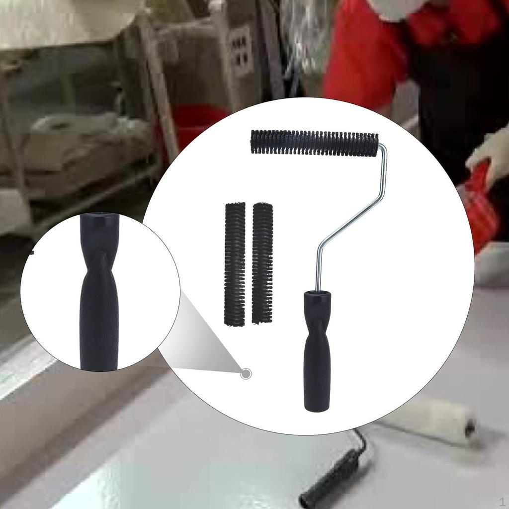 Fiberglass Roller Tool Bubble Paddle Laminating Paint Kit for Indoor