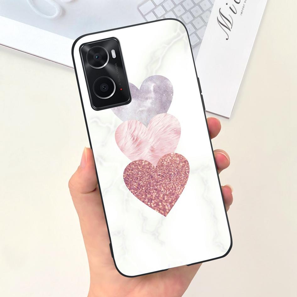 For OPPO A76 A96 4G Case CPH2333 CPH2375 Phone Case Fashion Flower TPU Soft Silicone Cover For OPPO A36 A 76 A 96 OPPOA76 Fundas