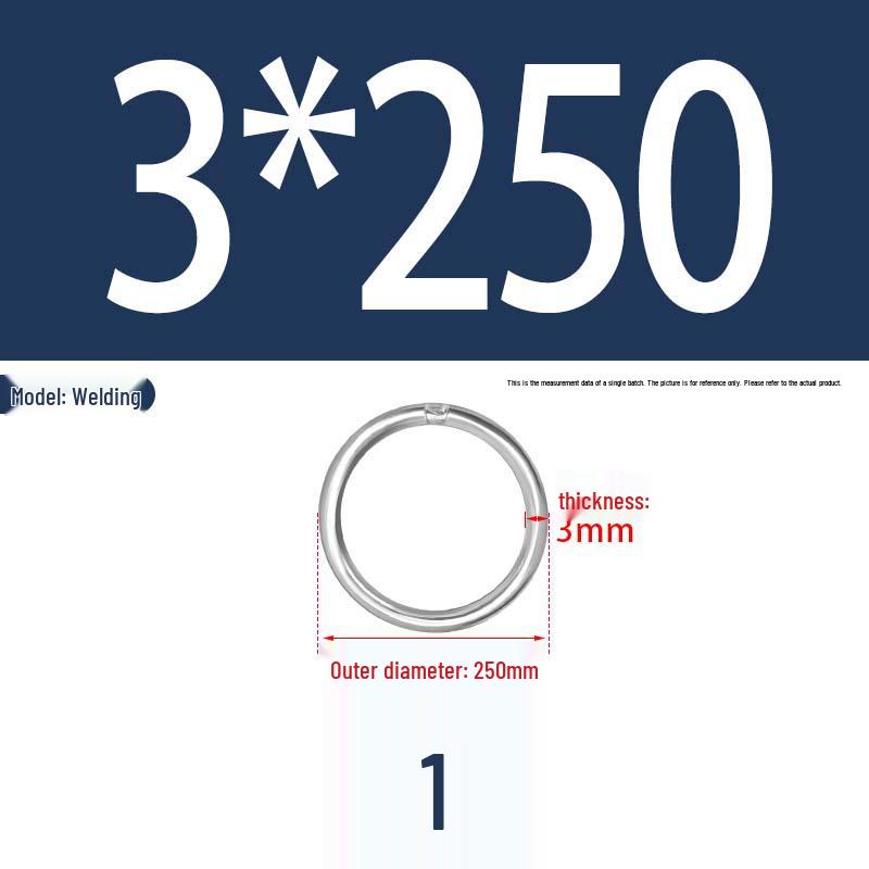 304 Stainless Steel Seamless O-Ring for Lifting and Hammock Yoga Connection