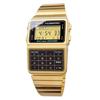 Casio DATA BANK Data Bank Digital Watch DBC-611G-1 Men's Gold x Black Overseas Model