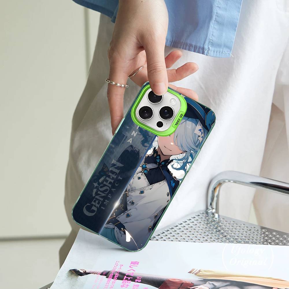 Genshin Impact Furina Phone Case For IPhone 17 Air 16 15 14 13 12 11 Pro Max Color Hard Cover