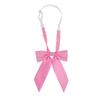 Women Girls Pre-tied Adjustable Bow Tie, Solid Ribbon Long Tail Bowknot for JK Uniform Lolita Shirt School Cosplay Party