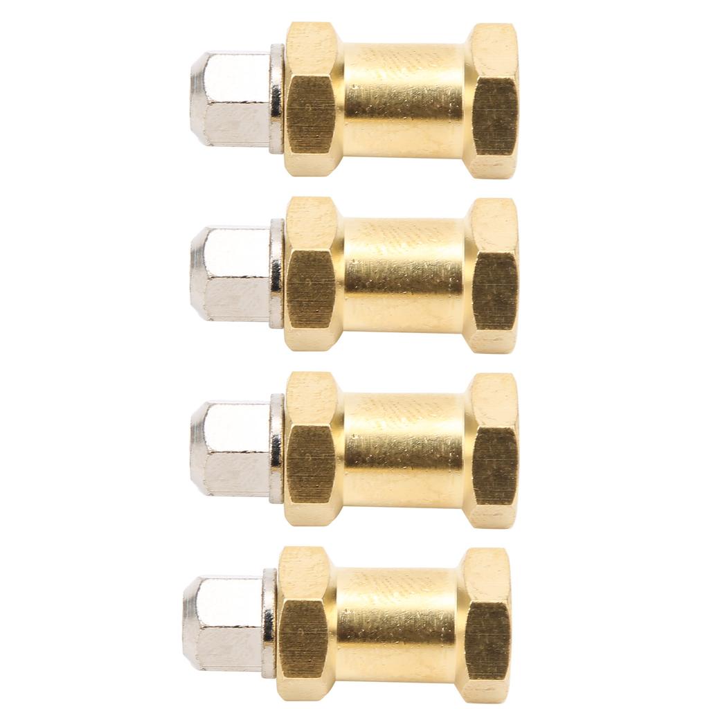 4Pcs RC Brass Connector Accessory for 1Celsius10 Remote Control Car Easy Installation Golden