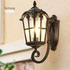 European Antique Solar Outdoor Wall Light, Waterproof for Balcony, Villa, Patio, Gate, and Courtyard
