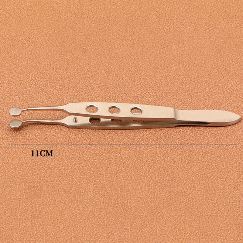 1 Stück Ophthalmische Pinzette Klemme Metall Augenliddrüsen Massage Meibom-Klappe Augenlid-Pinzette Clip Augenapparat Medizinisches Chirurgie-Werkzeug