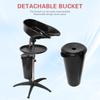 Portable Shampoo Bowl Height Adjustable Hairdresser Sink Mobile Hair Wash Basin Backwash Shampoo Basin Salon Barber Shop Tools