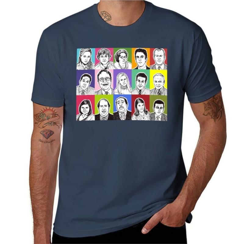 The Office T-Shirt übergroßes T-Shirt Übergrößen T-Shirts Kurzes T-Shirt Kurzarm Unisex Grafik-T-Shirts