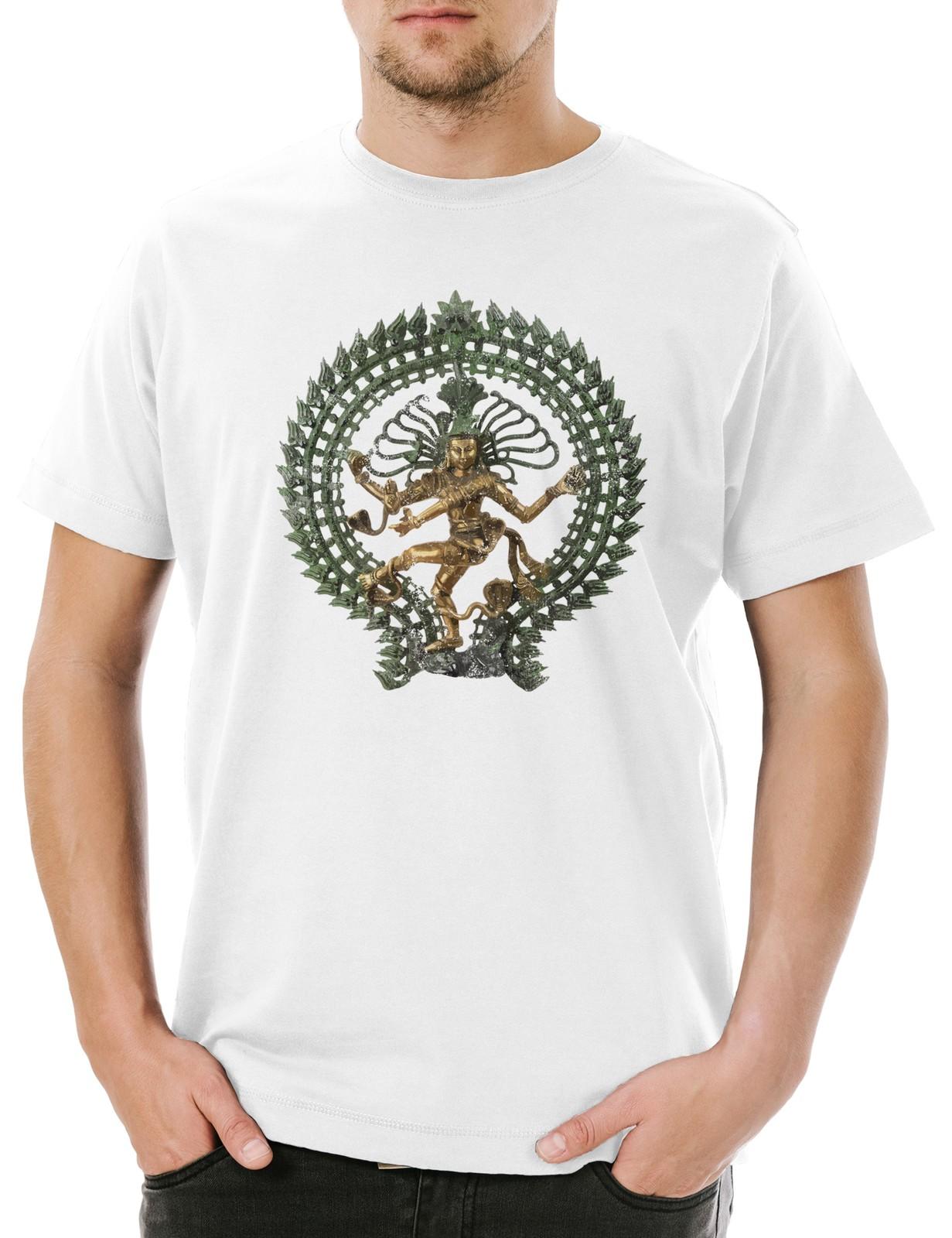 Shiva I Vintage Mens T-Shirt Mens Womens Tees Top Buddhism Shivaism Yoga Buddha Hinduism Om 2XL