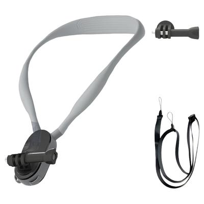 360 Degree Rotation Silicone Neck Strap For GO 3S Camera Magnetic Quick Release Design Enhances Stability Chest Mount