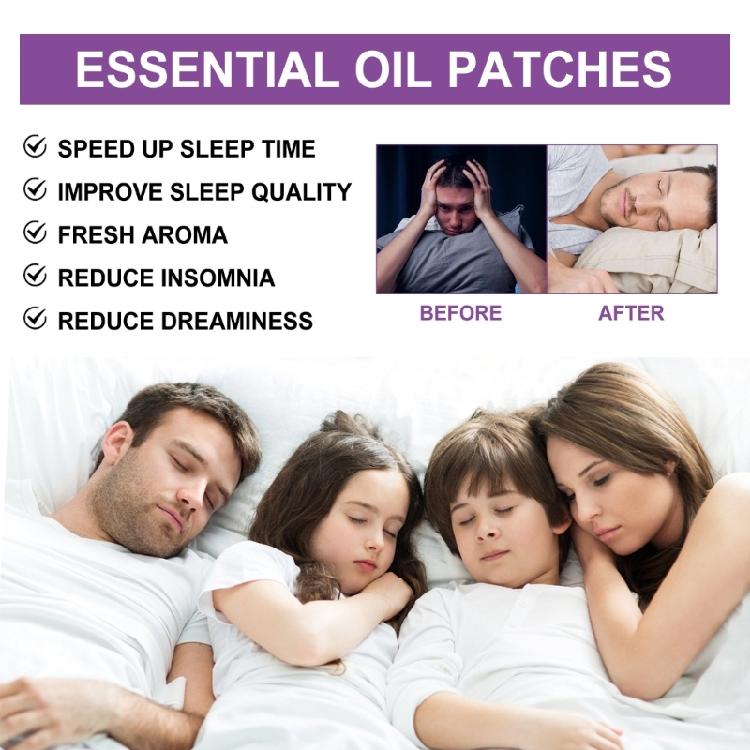 28 Pieces Comfortable Sleep Patches With Essential Oils Muscle Relaxation Patches For Quick Sleep And Stress Relief