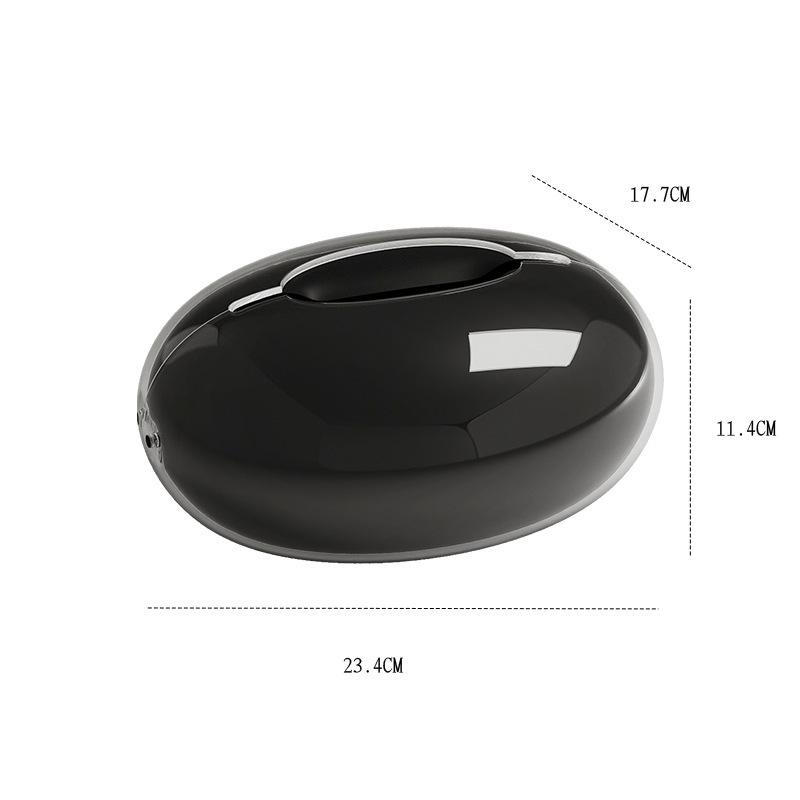 Cremeweißer Luxus-Desktop-Taschentuchboxhalter für Wohnzimmer