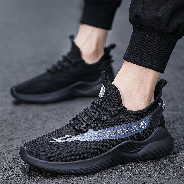 Mens Sneakers Fashion White Casual Shoes Summer Light Running Shose Breathable Mesh Men Casual Sports Outdoor Tennis Shoe