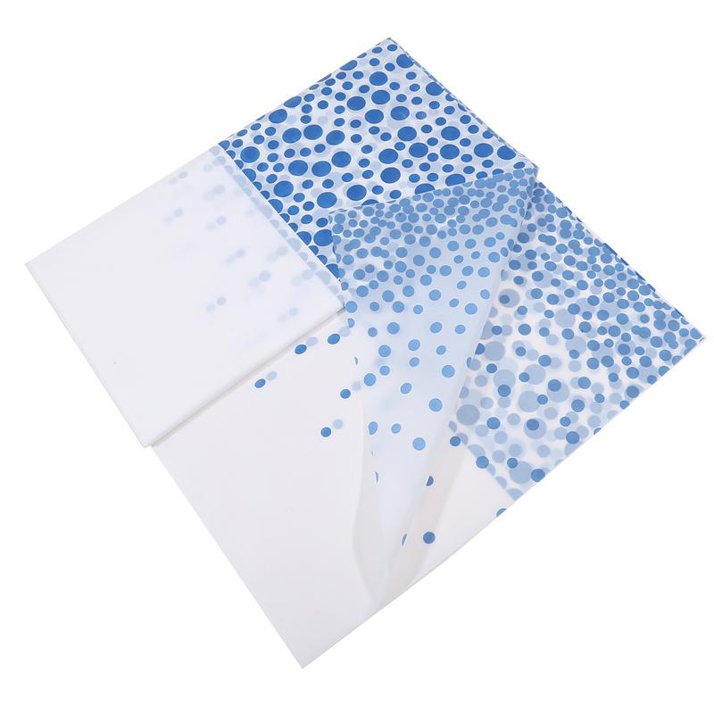 Tablecloth PEVA Dotted Disposable Table Cover Runner Design Party Waterproof Oilproof Tablecloths for Rectangle Tables
