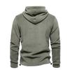Erkek Düz Renk Bol Kapüşonlu Sweatshirt Erkek Günlük Moda Spor Kazak Sweatshirt