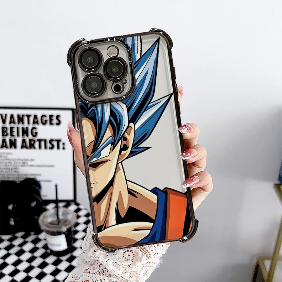 Dragon Ball Goku Soft Cover Phone Case for iPhone 16 XR 15 11 13 14 Pro 16Plus XS MAX 12 15Pro Max 11Pro