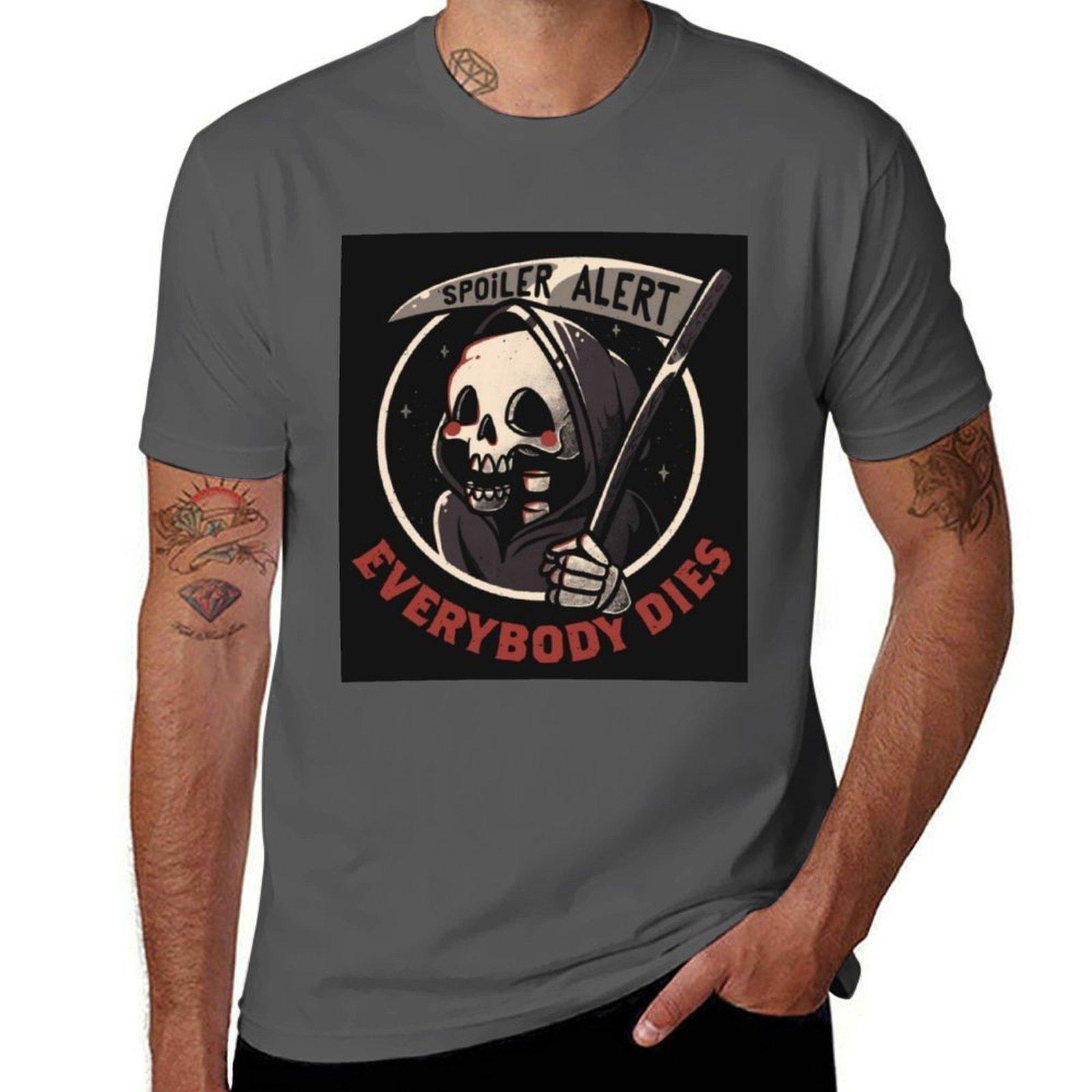 

SPOILERALERTFF T-Shirt t shirt man luxury t shirt for man 100 percent cotton t shirt man plain T-Shirt 4XL