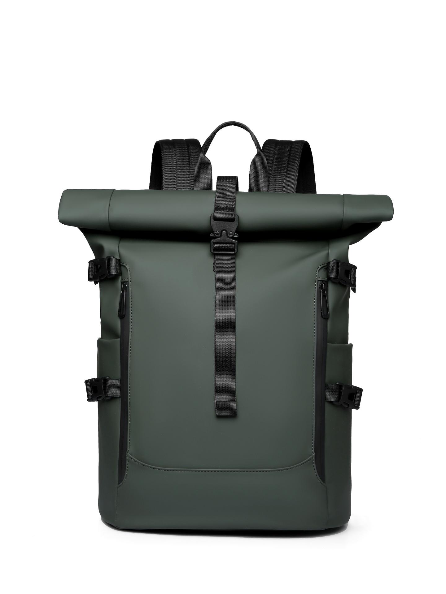 

Men s Large Capacity Multifunctional Laptop Backpack - Lightweight & High-End Design for Business Commute зелений