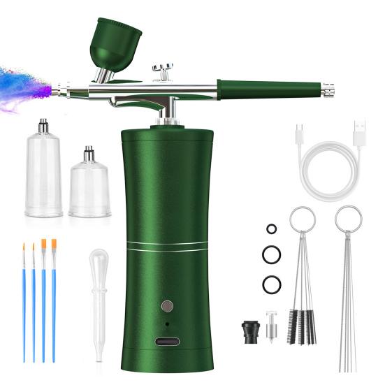 Portable Airbrush Kit Cordless Airbrush Pen 3 Pressure Settings Airbrush Makeup Tool for Nail Art & Cake Decorating
