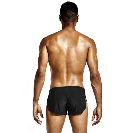 Men Boxer Underwear Low Waist Breathable Smooth Wiring Perfect Fit Shorts Panties Solid Color Loose Fit Home Underwear