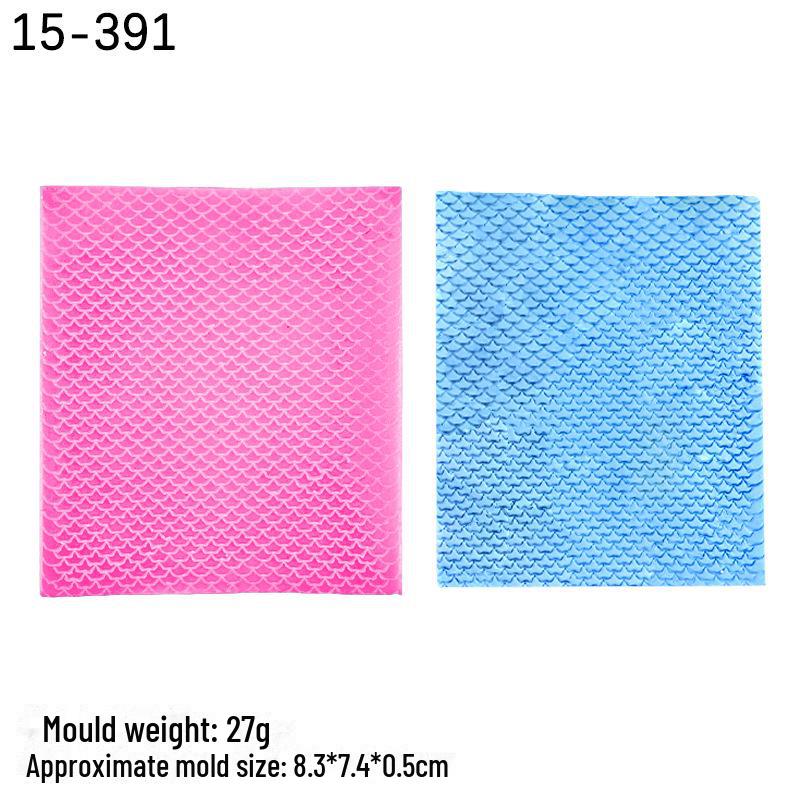 

Силиконовая форма для шоколада и помадки «Чешуя русалки и дракона»