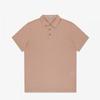 Lambda Men S Golf Shirt Idea Edition Polo viScoSe 3 Button paStel Peach 52134