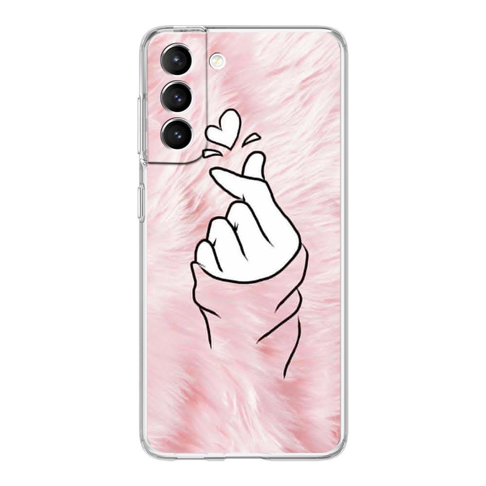 Rose Gold Pink Marble Queen Clear Phone Case For Samsung Galaxy S23 S22 5G S20 Ultra S21 FE 5G S10E S9 S8 S10 Plus Soft Cover
