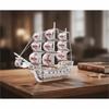 3D Construction Wooden Model Kit Wooden Material Pirate Ship Model DIY Assembled Model  Home Decor