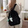 Schoolbag Korean version ins cute star backpack bag female niche design small fresh student schoolbag sweet casual backpack