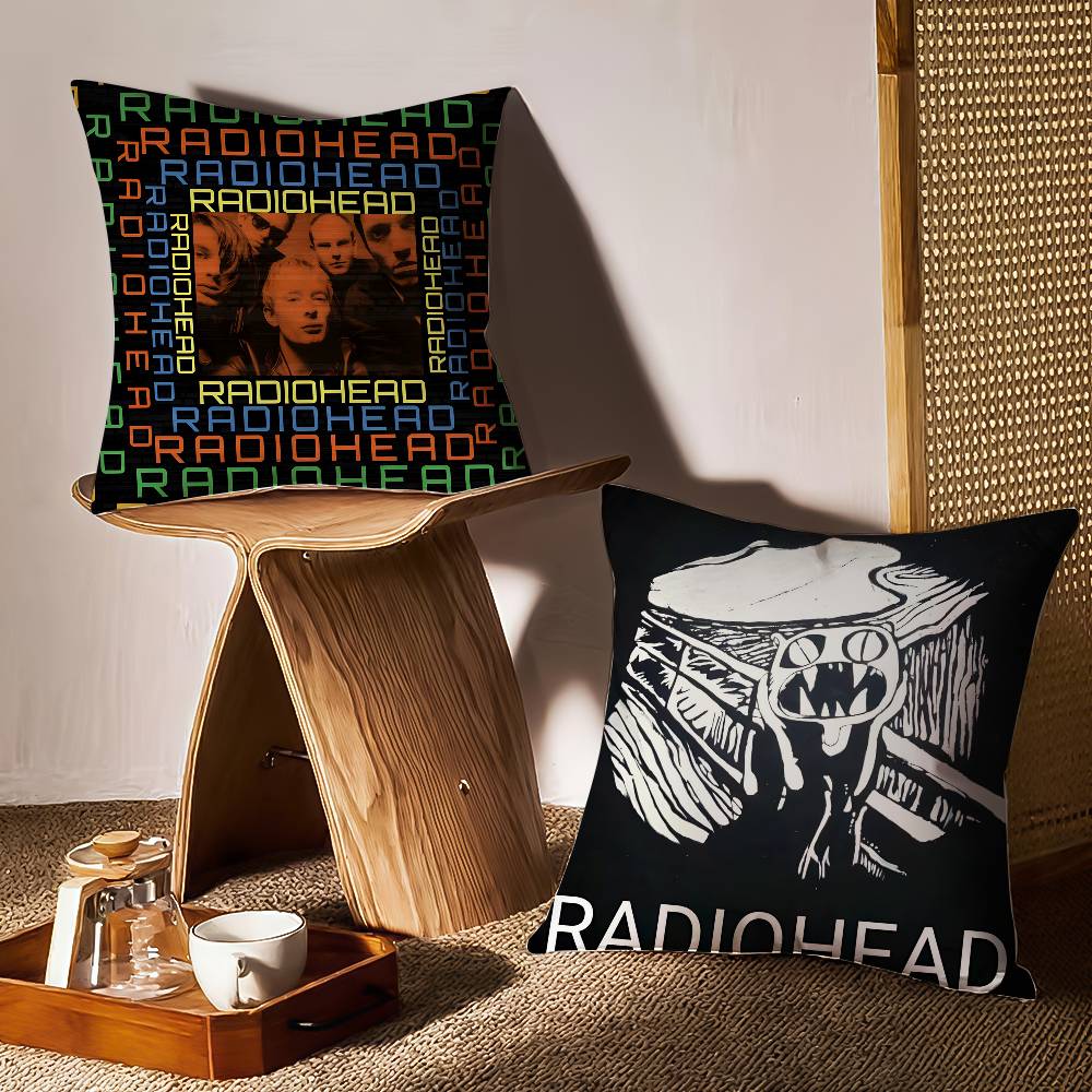 Band R-Radiohead-MT Rock Promotion Kissenbezug Druck Kissenbezug Wohnzimmer Sofa Kissenbezug Schlafzimmer Raumdeko