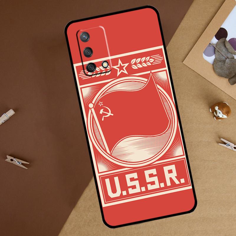 

Soviet Union USSR Flag Case For OPPO A31 A53 A53S A52 A54 A72 A74 A83 A91 A93 A94 A5S A15 A16 A5 A9 2020 Coque Find X5 Lite