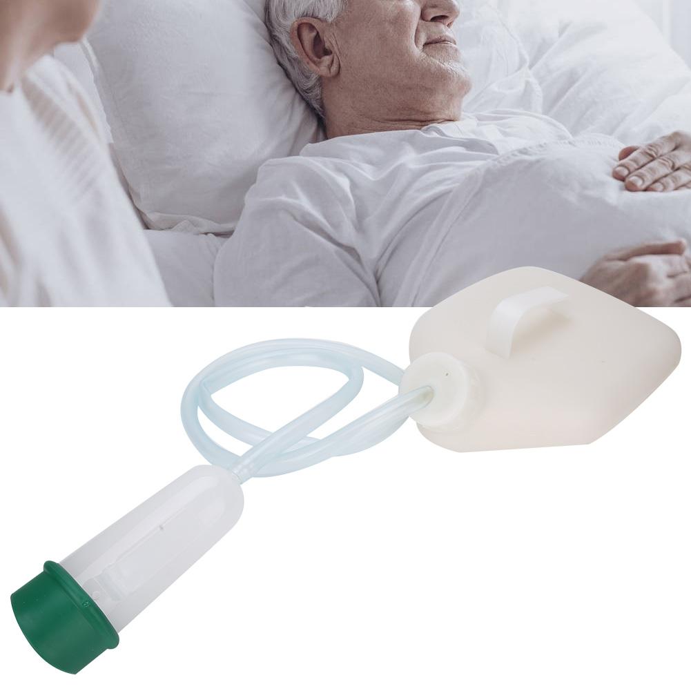 Men Urine Collector Elderly Incontinence Urine Collection Funnel Pot Urination Device