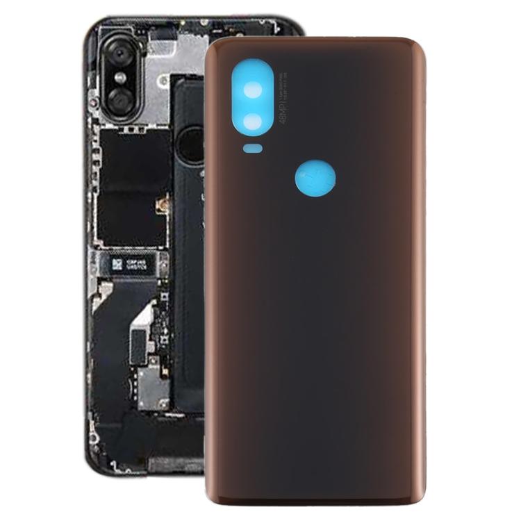 

Задняя крышка аккумулятора для Motorola Moto One Vision синий