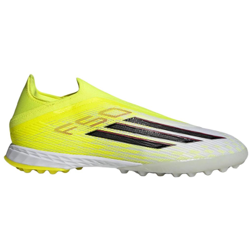 Adidas F50 Pro Ll Comfortable Durable Tf (Rubber Studs) Supportive Soccer Shoes Unisex Soccer Shoes Yellow Gray Black JQ1483