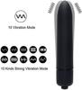10 Levels of Vibration Cordless Handy Massager Small Electric Massage Mini Electric Massager Waterproof Strong Vibration Quiet Battery Operated