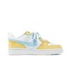 Nike Court Borough 2 Miku Manufacturing Low top Skateboard Shoes GS White Yellow BQ5448-100(Team-)