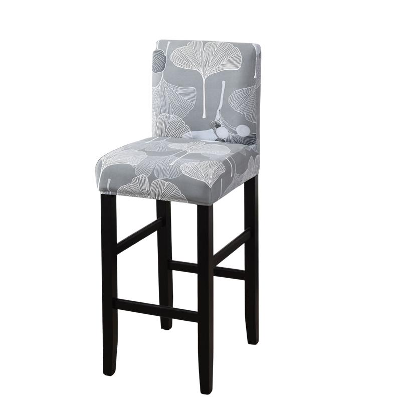Stretch Bar Stool Covers Stretch Bar Stool Chair Covers, Counter Height Chairs Covers for Kitchen Dining Room Cafe Furniture