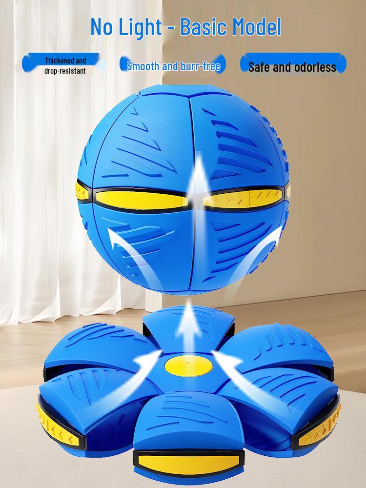YX Kids Elastic Stomp & Transform Flying Saucer Ball - Outdoor Parent-Child Interactive Toy