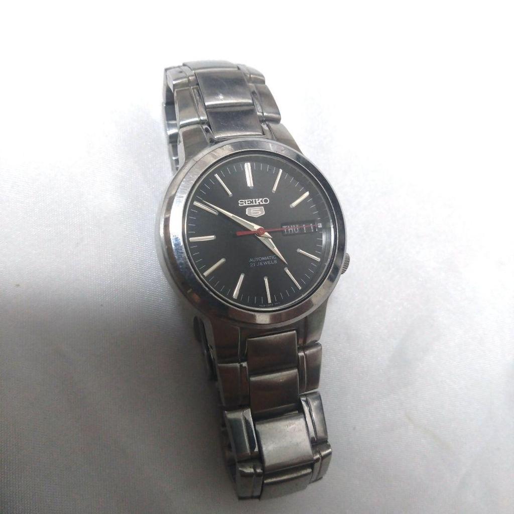 [USED] Extremely rare SEIKO5 Day Date Automatic with diagonal crown