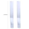 Adjustable Monstera Poles Support 24 Inch Moss Poles Waterproof For Plant Stakes Sticks Indoor Creepers Greenery Upwards