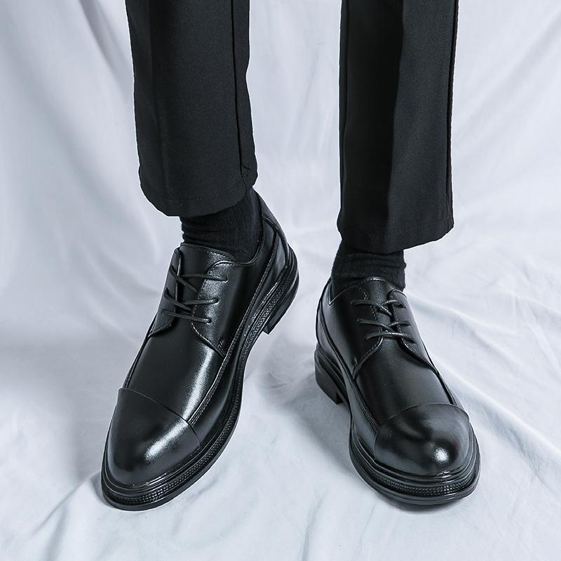 Fashion Hot Selling Men's Casual Business Formal Shoes Versatile Designer Style Classic Black Brown Party Wedding Office Men's Shoes