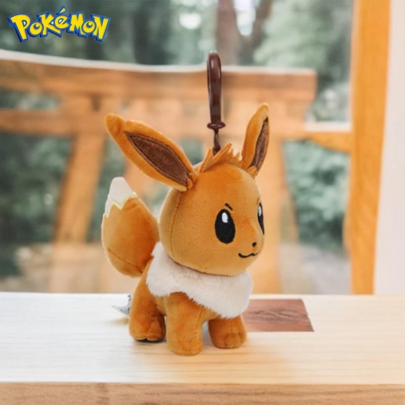 Genuine Eevee Umbreon Espeon Kawaii Plush Toy Pendant School Bag Backpack Pendant Key Ring Doll Birthday Christmas Gift
