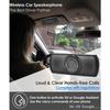 Bluetooth 5.0 Hands Free Car Kit Vestavěný mikrofon s klipem pro GPS Hudba Slot pro kartu TF Auto Reconnect Reproduktor Car IOS Siri & Google Assistant