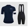 Maßgeschneidertes Radtrikot-Set Kurzarm-Oberteil Shorts Fahren Atmungsaktiv Feuchtigkeitstransportierend Unisex