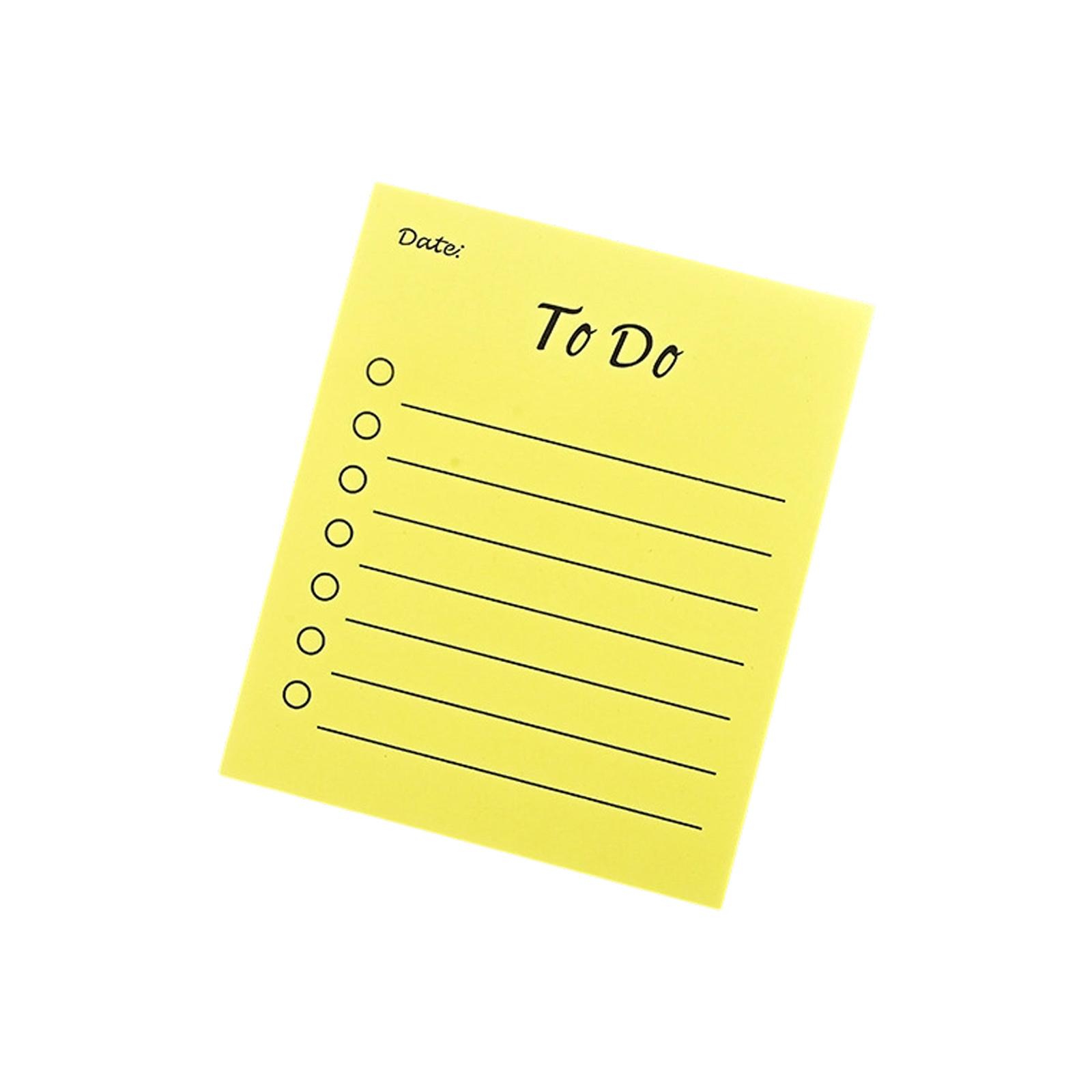 

Lined Memo Pad Simple Sticky Note To-Do List Sticky Pad Writing Pad Lovely Note Pad Paper Pads for School 9