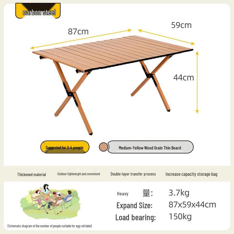 Ultralight Aluminum Folding Kermit Chair with Table for Outdoor Camping and Leisure Travel