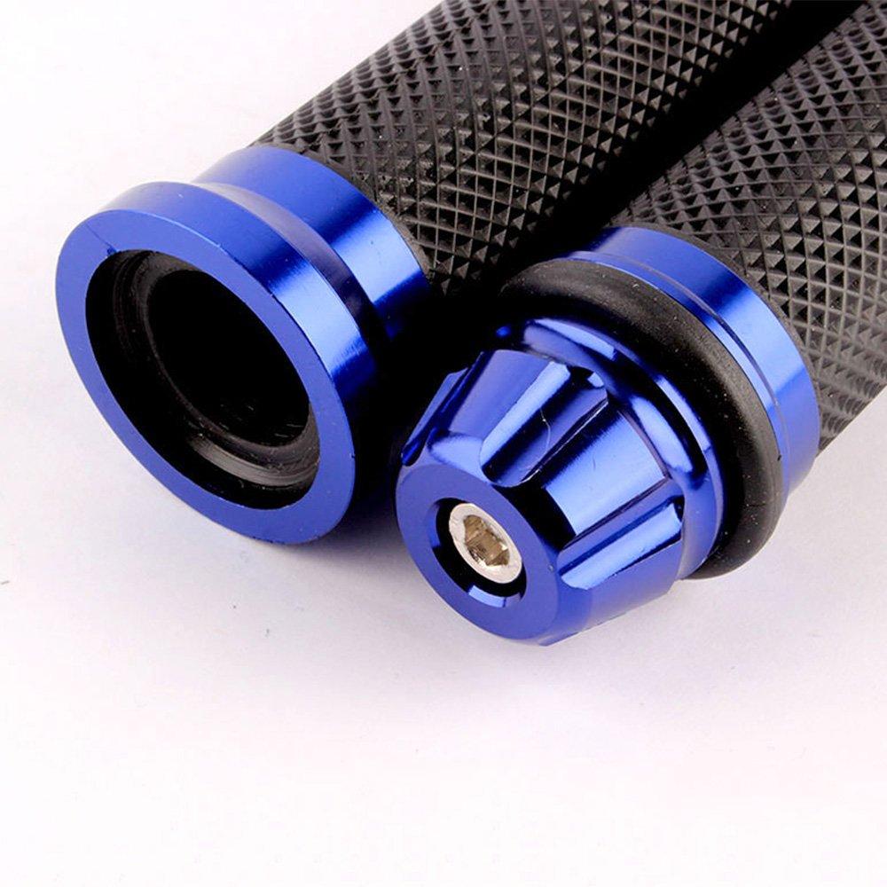 evomosa Motorcycle Grips, Universal Motorcycle Grips, Aluminum Handlebar Ends 0.9 Inches (22.2 Mm), CNC